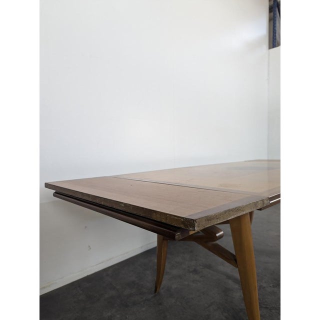 Vintage Polyester Varnish Table, 1960s For Sale - Image 6 of 8