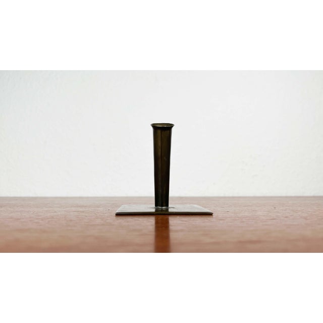 1950s Mid-Century Modern Minimalist German Brass Pen Holder, 1950s For Sale - Image 5 of 15