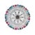 Large Italian Pendant Light with 393 Polychrome Prisms from Justfurnituress SRL For Sale - Image 9 of 12