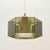 Orrefors Mid-Century Modern Scandinavian Glass and Brass Pendant Light by Carl Fagerlund for Orrefors, Sweden, 1960s For Sale - Image 4 of 10