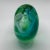 Green Blue Heart Shaped Glass Paperweight Bud Vase. This beautiful heavy thick glass heart shape stunner is breathtaking....