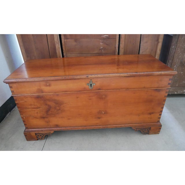 Antique Cherry Chest, 1890s For Sale - Image 13 of 16