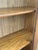 Wood C. 1972 Mid Century Modern China Cabinet W/ Etched Geometric Glass, Carved Accents, Brutalist Pulls For Sale - Image 7 of 12