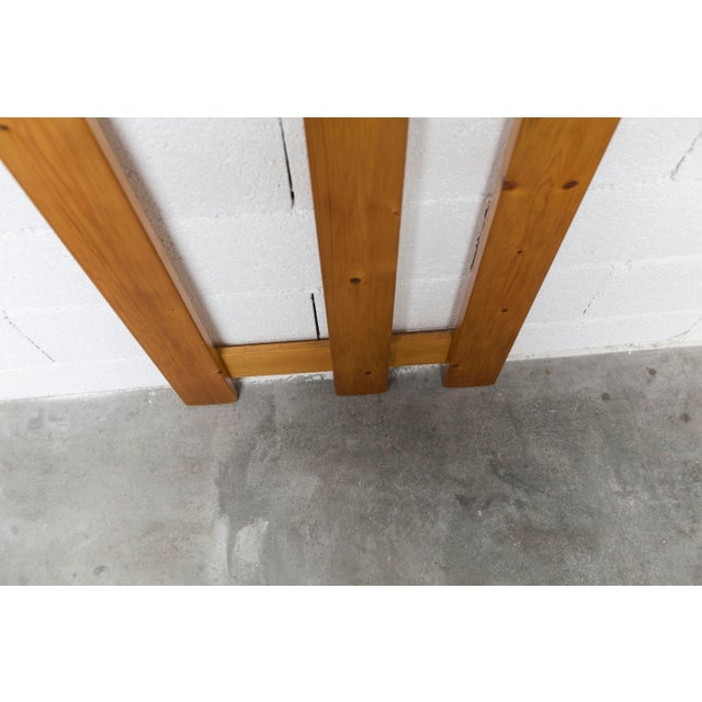 Vintage Wall-Mounted Coat Rack in Pine with Mirror, 1970 For Sale - Image 16 of 17