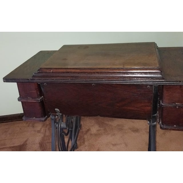 Mid 19th Century Wheeler & Wilson Sewing Machine Table For Sale - Image 13 of 18