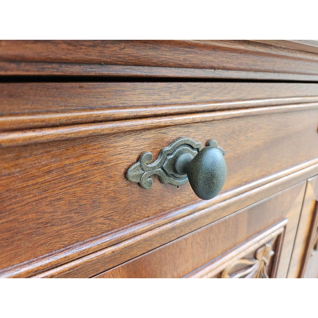 CTH Sherrill Mahogany Neoclassical Style Cabinets For Sale - Image 11 of 14
