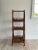 Wood 1960s Rustic Cottage-Style Folding Bamboo Etagere For Sale - Image 7 of 13