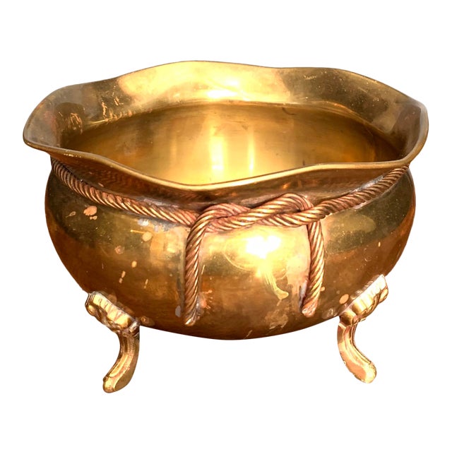 Vintage Brass Footed Bowl Chairish
