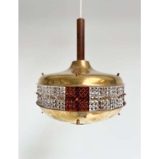 Metal Space Age Hanging Lamp from Örsjö Industri, 1960s For Sale - Image 7 of 14