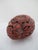Paint Chinese Carved Cinnabar Lacquer Fruit Shaped Butterfly & Flower Trinket Box For Sale - Image 7 of 9