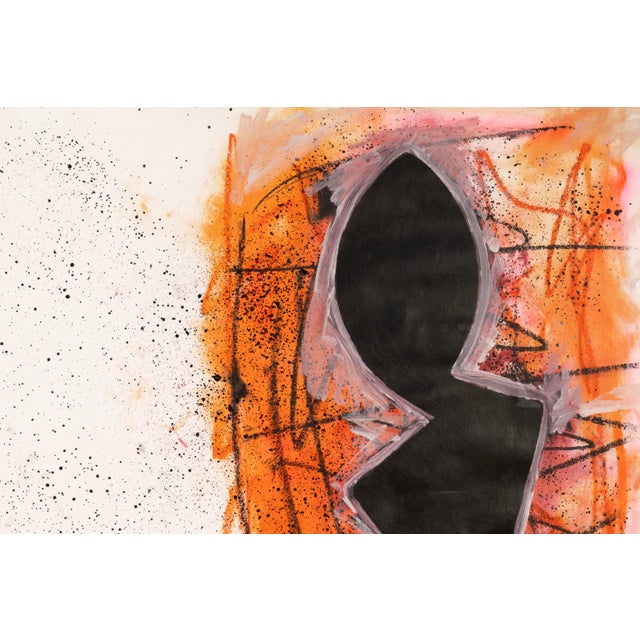 William Antonow, Untitled (82-P9) Signed Acrylic on Paper Detroit Cass Corridor For Sale In Detroit - Image 6 of 9