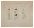 Adolphe Willette, Characters, Late 19th Century, Drawing For Sale