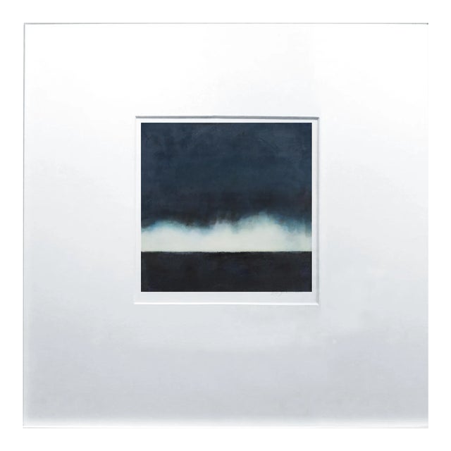 Contemporary Abstract Pigment, Beeswax & Resin on Canvas Paper "Kumo 10" by Janise Yntema For Sale