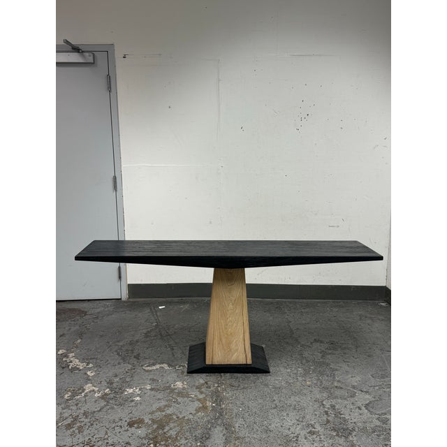 Design Plus Gallery presents a Modern Natural Wood Console Table from Bobo Intriguing Objects. Derived from the French...