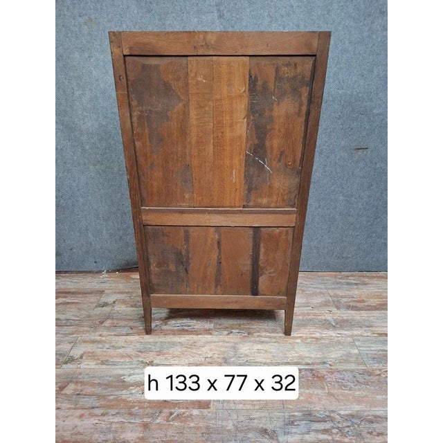 Late 18th Century LXVI Marquetry Drop-Front Secretary For Sale - Image 10 of 11