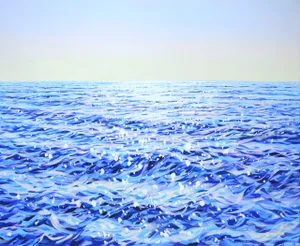 Sky. Ocean. Light .Original Contemporary Painting