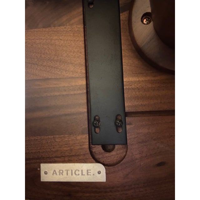 Article Seno Extendable Dining Table, Walnut For Sale - Image 12 of 12