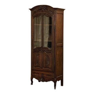 19th Century Country French Vitrine From Normandie For Sale