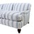 Schumacher 21st Century Jonas Sofa Newly Upholstered in Schumacher Fabric For Sale - Image 4 of 9