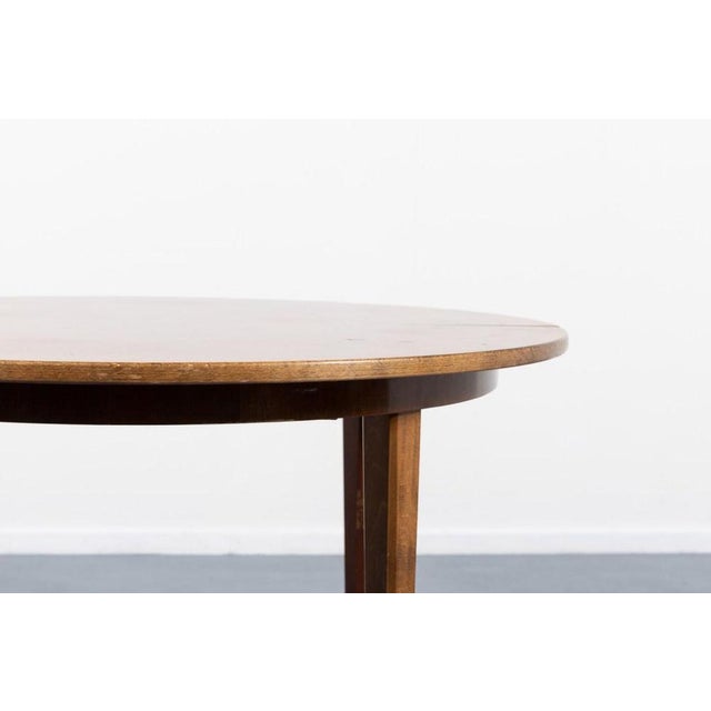 Mid-Century Modern Swedish Dining Table and Chairs by Nils Jonsson for Hugo Troeds, Set of 5 For Sale - Image 6 of 18