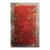 1920s Antique Vibrante Red Field Spray Floral Knotted Wool Chinese Art Deco Rug For Sale