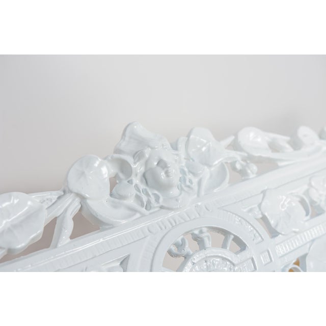 Victorian Aluminium Garden Bench, United Kingdom, 1950s For Sale - Image 4 of 14