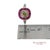 Gia Certified 18k 750 Solid White Gold Natural Diamond and Ruby Engagement Ring, Size 7 For Sale - Image 10 of 11