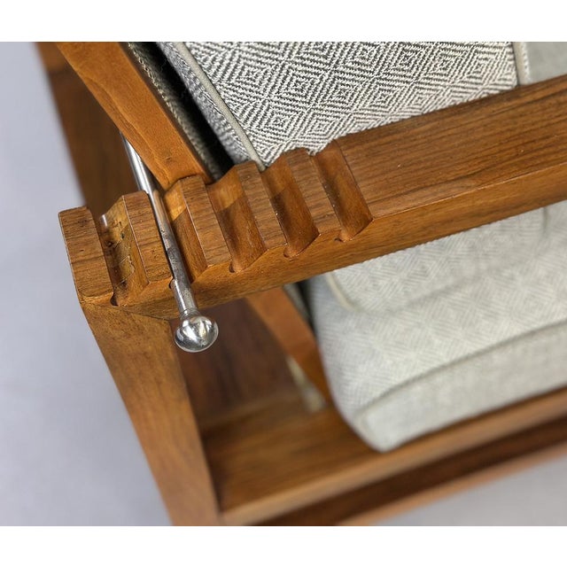 Wood Vintage Art Deco Armchair, 1940s For Sale - Image 7 of 13