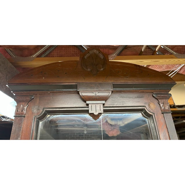 Large Victorian/ Dresser With Marble Top For Sale - Image 9 of 13