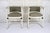 Outstanding pair of white lacquered Art Nouveau Thonet armchairs from the period around 1905 in Austria. The timeless...
