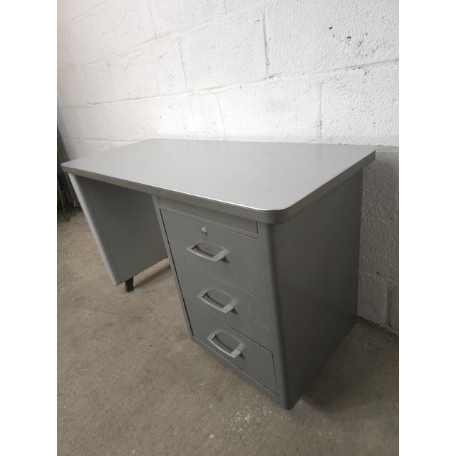 Small Vintage Desk from Roneo, 1950s For Sale - Image 4 of 11