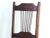 Farmhouse Pressed Back Cane Seat Chair For Sale - Image 9 of 10