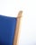GE 284 Lounge Chair in Oak and Blue Wool attributed to Hans J. Wegner for Getama, 1984 For Sale - Image 9 of 13