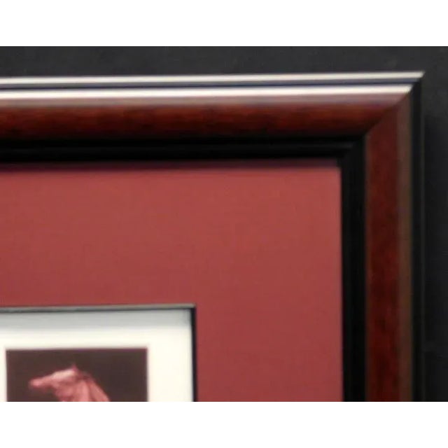 Impressionist 1990s GH Rothe "Competitors, Horses" Hand Signed Mezzotint For Sale - Image 3 of 6