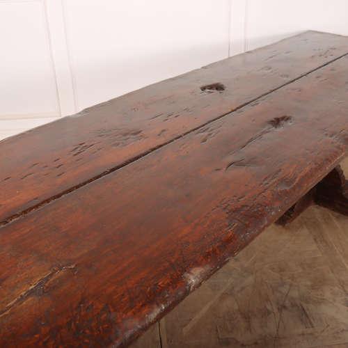 Gothic Style Oak Dining Table, 1920s For Sale - Image 6 of 9