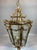 1970 France Louis XVI Gold Bronze Glass Lantern Chandelier Light For Sale - Image 15 of 18