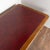 20th Century Large Danish Oak Writing Library Table With Red Leather Top For Sale - Image 6 of 12