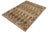 Tribal Abstract Kilim Beige Rust Wool Rug - 8'4" X 9'6" For Sale - Image 3 of 7
