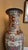 Pair of 4.6 Ft 20th-Century Monumental Vintage Chinese Rose Medallion Porcelain Palace Floor Vase & Carved Stand For Sale In Miami - Image 6 of 14