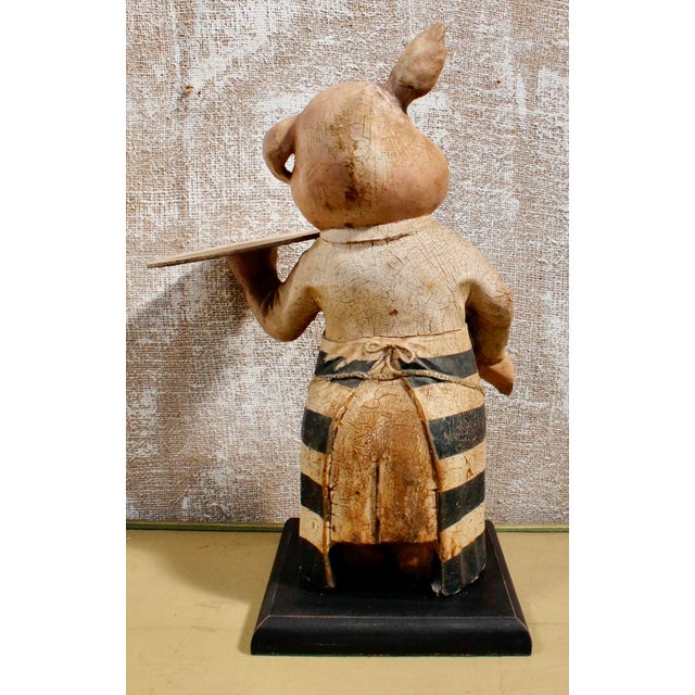 1910s Antique Butcher's Shop Advertising Pig, 1910 For Sale - Image 5 of 8