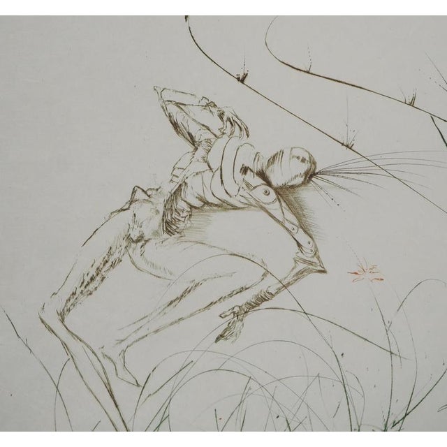 Salvador Dali, Nude, Tristan's Last Battle, 1970, Engraving For Sale - Image 6 of 8