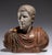 Amazing Bust of a Roman Emperor, Italy, early 19th century Height x width x depth: 51 x 53 x 29 cm in polychrome marble,...