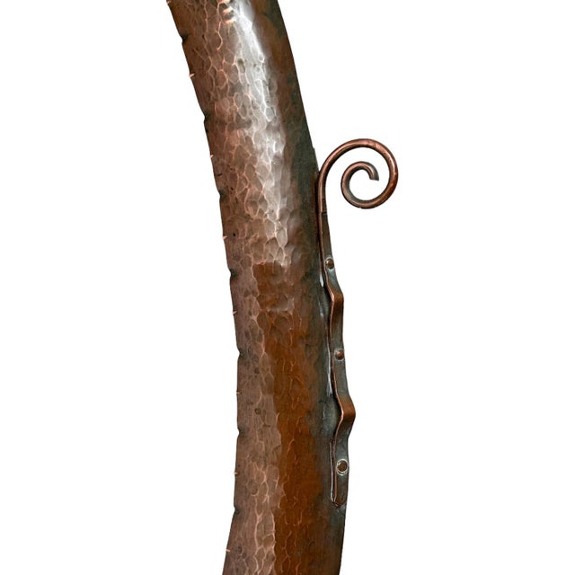 Art Deco Patinated Brass Amsterdamse School Mirror, 1920s For Sale - Image 4 of 6