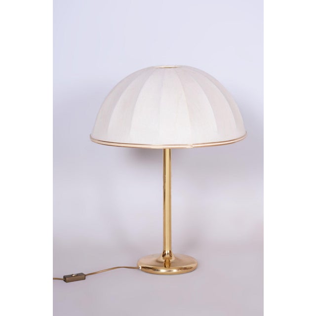 Mid-Century Czech Table Lamp in Brass, 1960s For Sale - Image 11 of 11