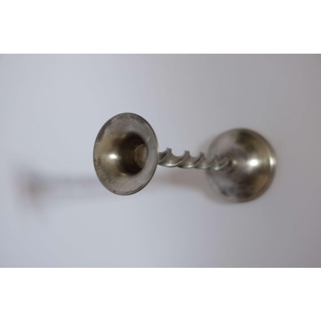 1940s Pewter Candlestick from Harald Buchrucker, 1940s For Sale - Image 5 of 8