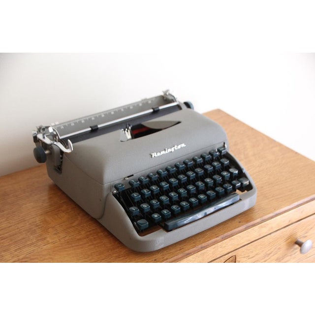 Portable Vintage typewriter Vintage Remington Typewriter Travel case Collectible Manual typewriter Court reporter Office...