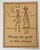 Figurative 1940s "Good Manners" Double-Sided Stick Figure Poster For Sale - Image 3 of 4