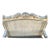French Louis XV Style Carved Shell & Painted Caned Bergere Chairs -Pair For Sale - Image 4 of 11