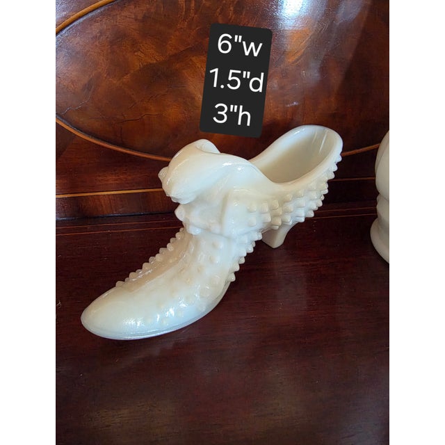 Glass Milk Glass Collection For Sale - Image 7 of 14