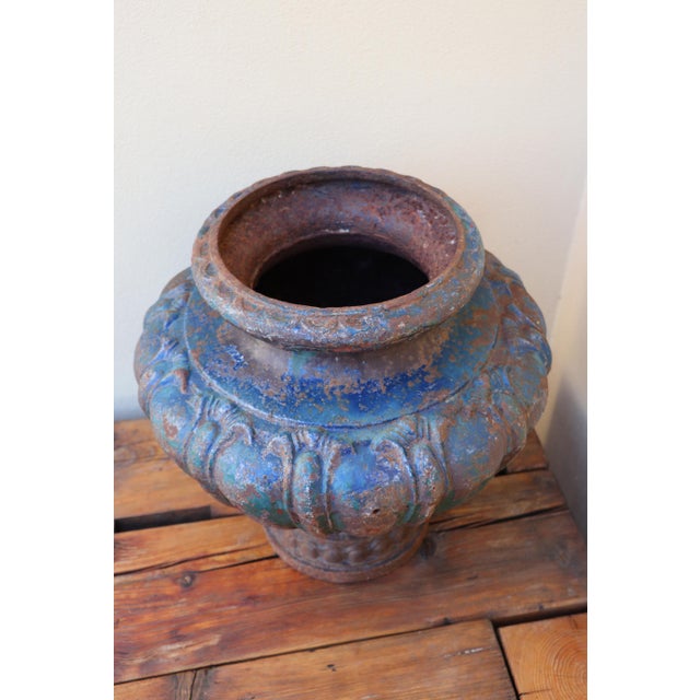 Gorgeous 19th Century French Cast Iron Planter, Likely by Val d'Oesne For Sale - Image 9 of 18